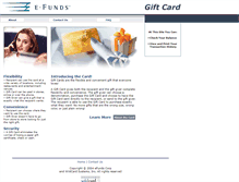 Tablet Screenshot of giftcard.efunds.com